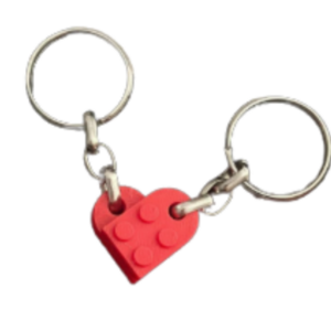 מחזיקי מפתחות לגו לב