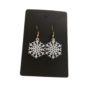 עגילים פתיתי שלג